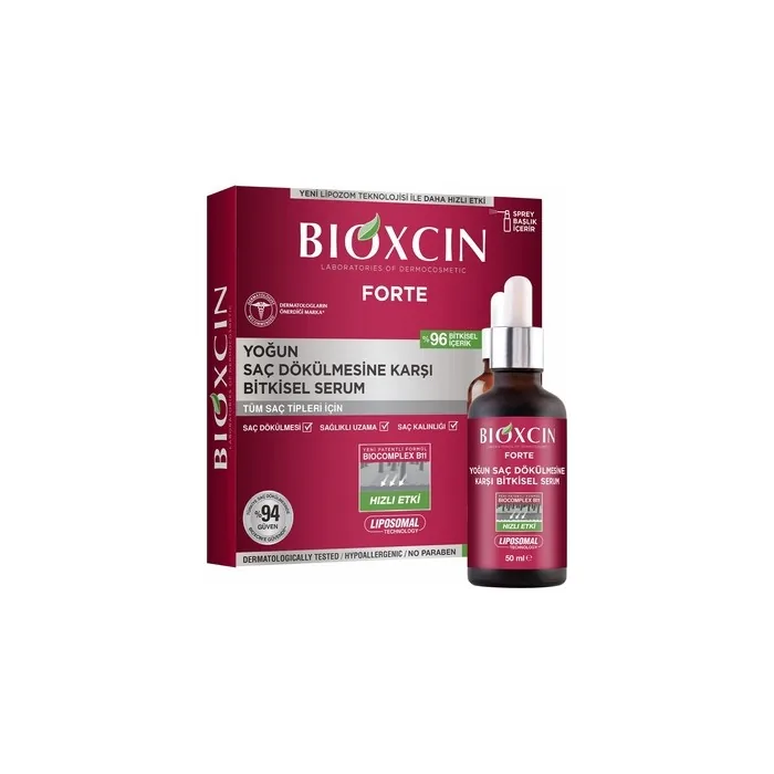 Bioxcin Forte Herbal Serum 3x50ml - Against Severe Hair Loss