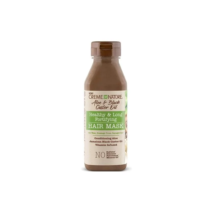 Creme of Nature Aloe & Black Castor Oil Healthy & Long Fortifying Hair Mask 12oz 355ml