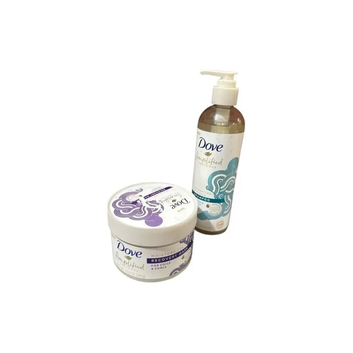 Dove Amplified Textures Moisture Spa Recovery Mask & Shampoo for Coils & Curls