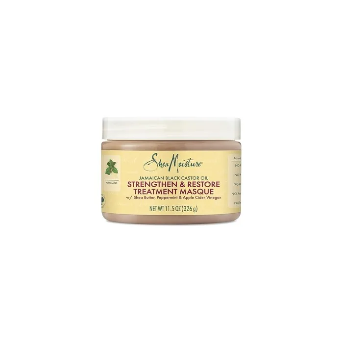 SheaMoisture Jamaican Black Castor Oil Treatment Masque for Dry Hair Paraben Free Hair Mask 11.5oz