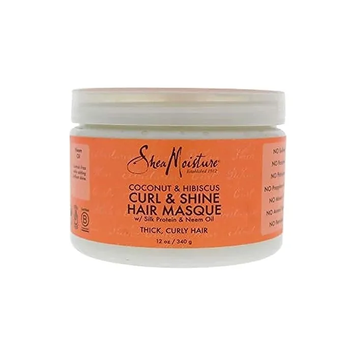 Shea Moisture Coconut and Hibiscus Curl and Shine Hair Masque 12oz