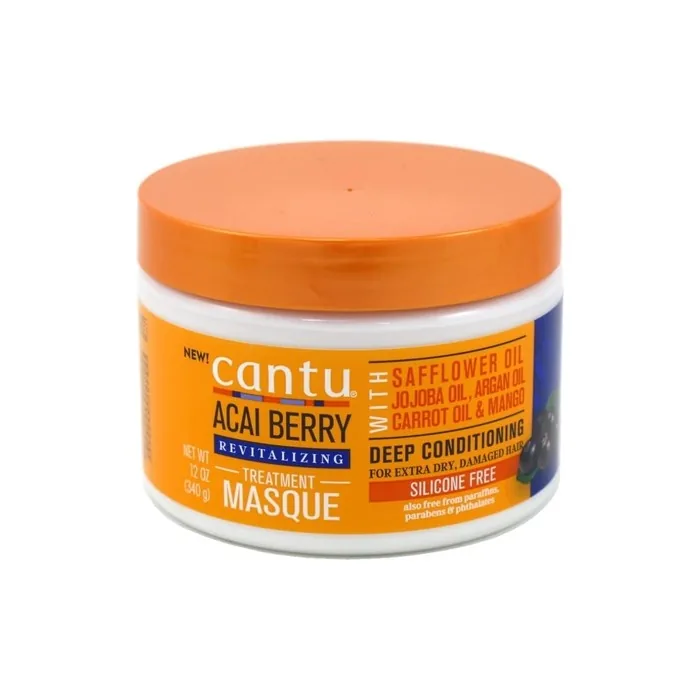 Cantu Acai Berry Treatment Masque Revitalizing 12 Ounce