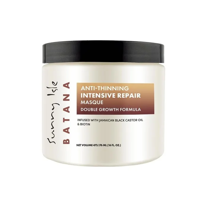 Sunny Isle Batana Antithinning Intensive Repair Masque 16oz Infused with Biotin