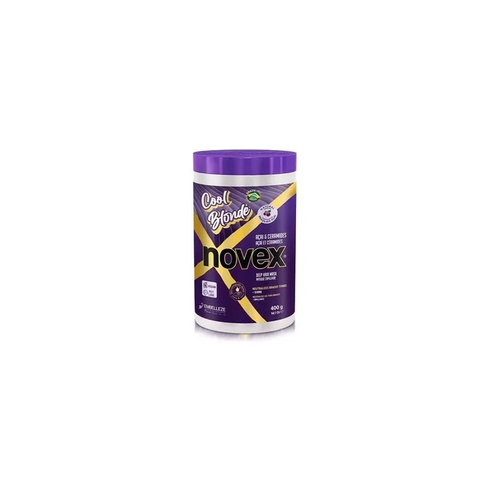 Novex Cool Blonde Purple Hair Mask 400g with Acai Extract and Ceramides