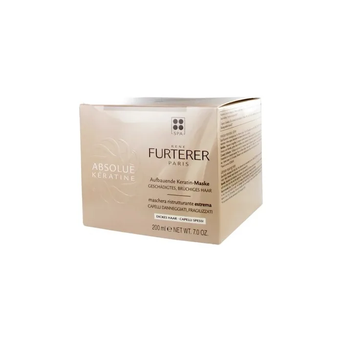 Ren Furterer Absolue Kratine Repair Mask Thick Hair 200 Ml Regenerating Mask For Damaged Hair