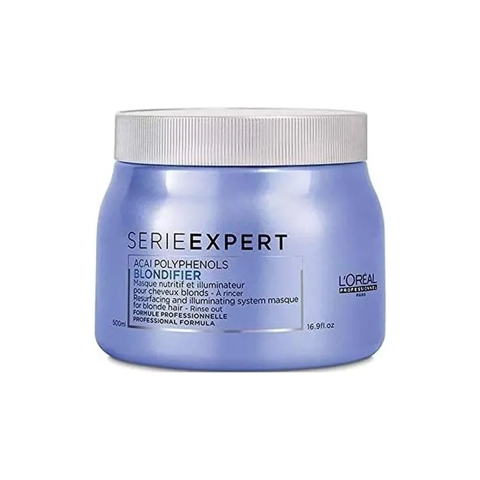L'Oréal Unisex Professionnel Serie Expert - Blondifier Acai Polyphenols Resurfacing and Illuminating System Masque 16.9 oz