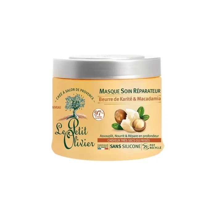 Le Petit Olivier Repair Face Mask With Shea & Macadamia For Dry Or Curly Hair 330ml