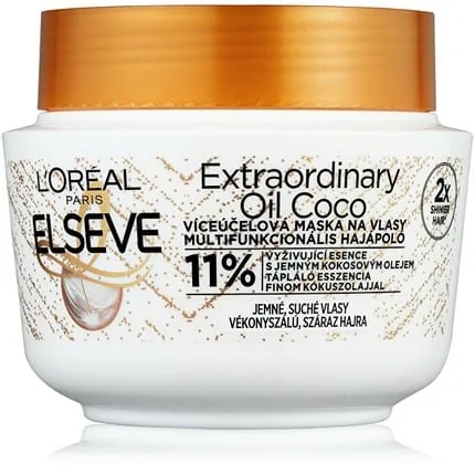 L'Oral Paris Elseve Extraordinary Oil Hair Mask With Coconut Oil For Normal To Dry Hair 300 Ml