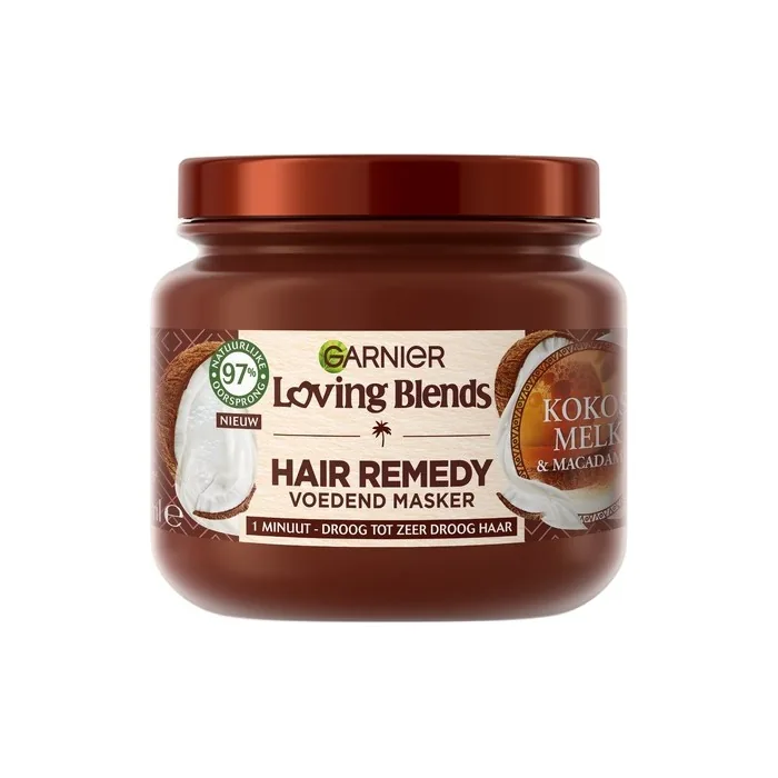 Garnier Loving Blends Coconut Milk And Macadamia Hair Mask For Normal To Dry Hair 340 Ml