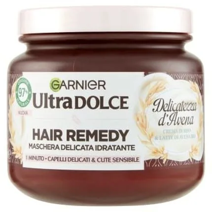 Garnier Ultra Dolce Hair Remedy Delicate And Moisturizing Hair Mask Oat Softness 340 Ml