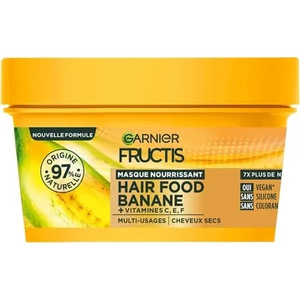 Garnier Fructis Hair Food Nourishing Banana Mask Vegan Formula