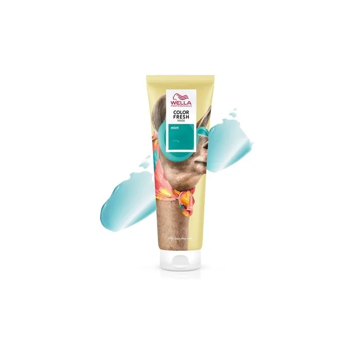 Wella Professionals Color Fresh Mask Mint Hair Treatment with Avocado Oil 150ml