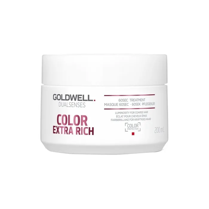 Goldwell Dualsenses Color Extra Rich 60s Treatment Shiny Mask For Colored Hair - 200ml