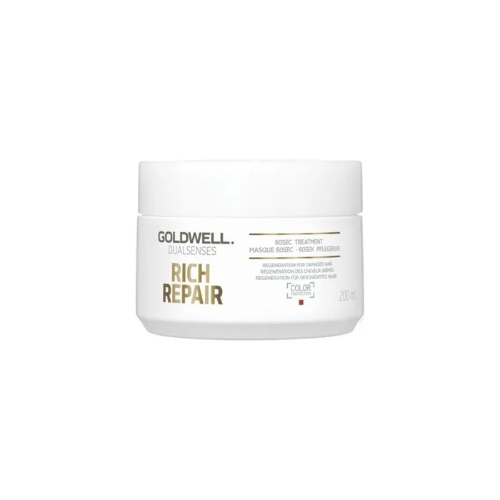 Goldwell Dualsenses Rich Repair Mask For Dry And Damaged Hair 60 Second Treatment 500ml