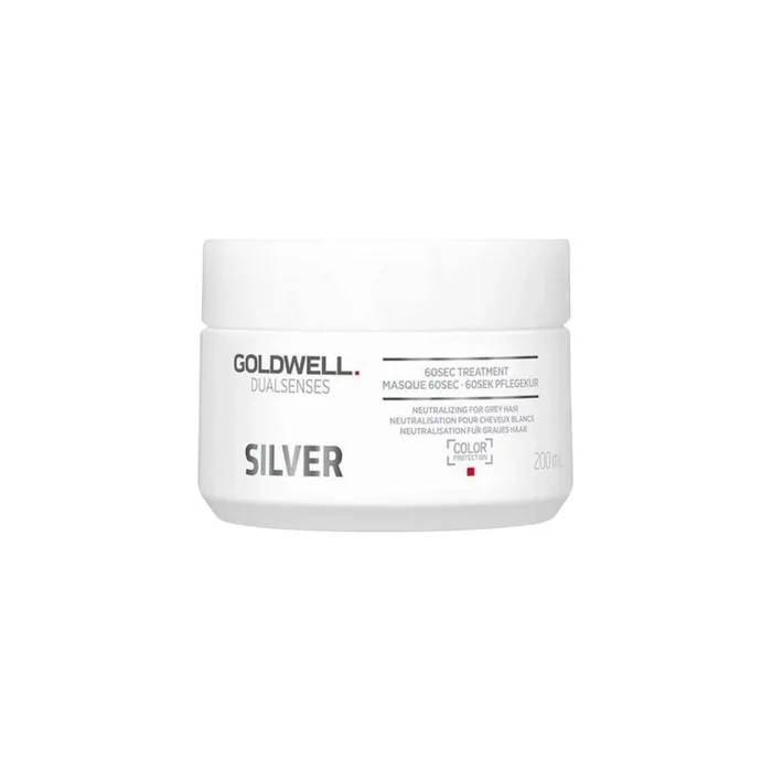Goldwell Silver 60 Second Treatment 200ml Mask For Blonde And Gray Hair