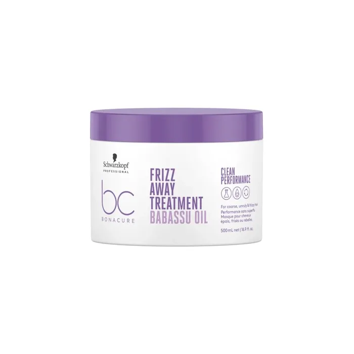 Schwarzkopf Bc Frizz Away Treatment Mask 750ml And 500ml Options Available