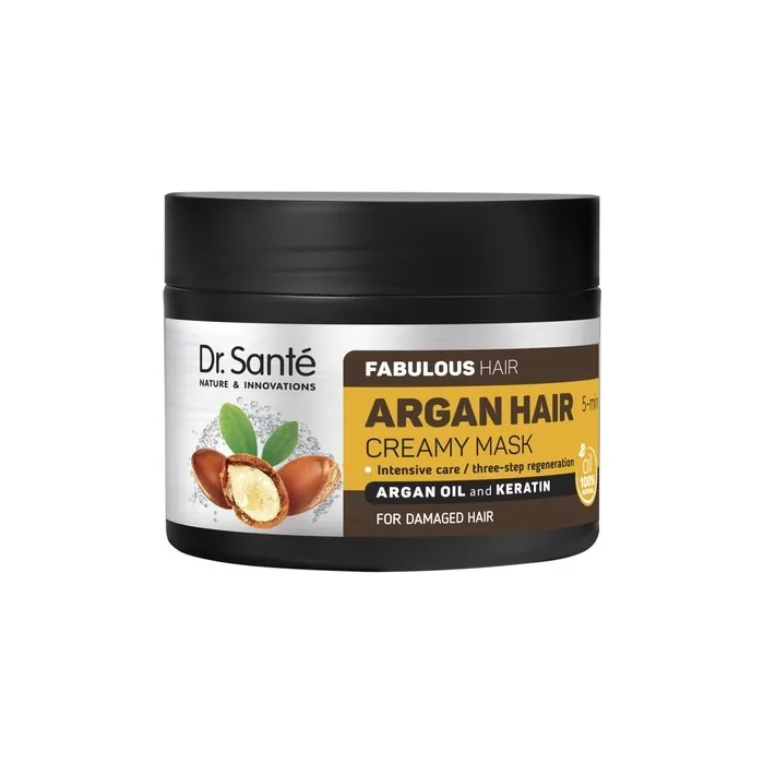 Elfa Pharm Drsante Argan Hair Mask For Damaged Hair With Argan Oil And Keratin 300 Ml