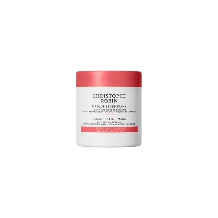 Christophe Robin Regenerating Prickly Pear Oil Hair Treatment Cream Mask For Revitalizing 100 Ml