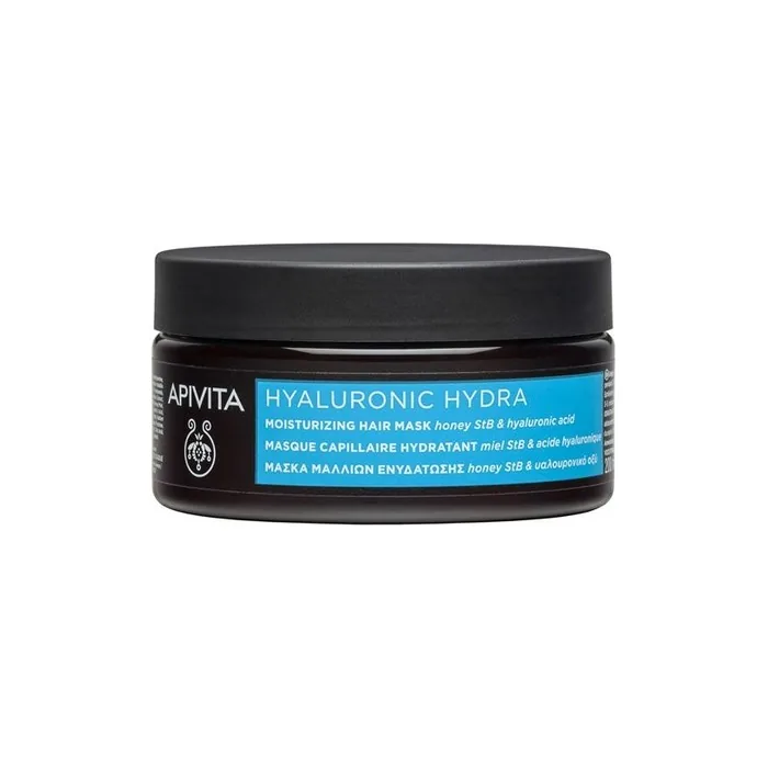 Apivita Apivita Hyaluronic Hydra Hair Mask For Hydration With Honey Stb And Hyaluronic Acid 200ml