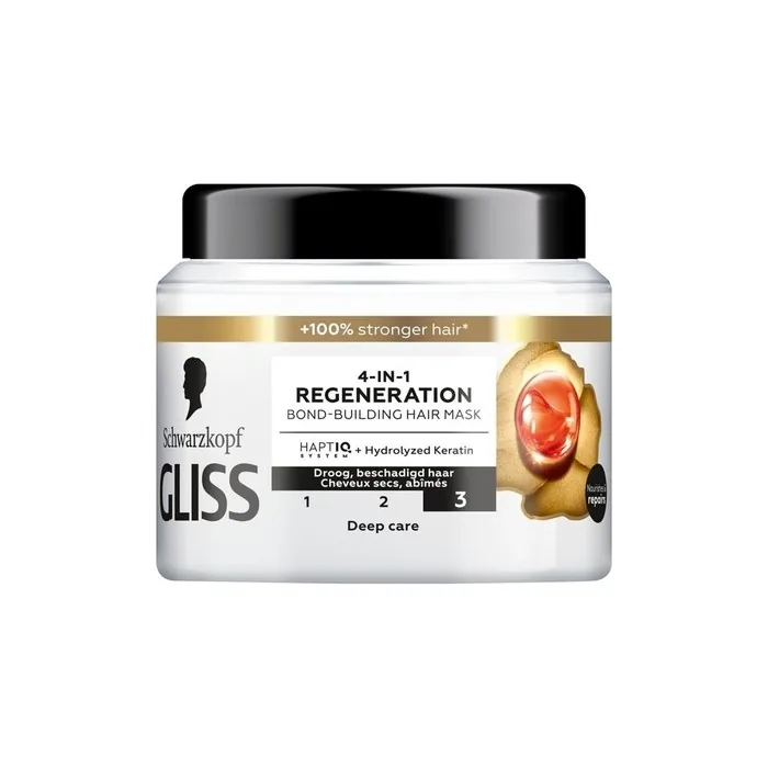 Gliss Kur Total Repair 4in1 Regeneration Bondbuilding Hair Mask 400 Ml