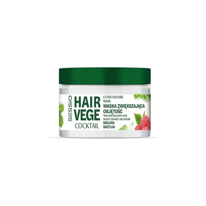 Hair Vege Cocktail Volumizing Hair Mask Raspberry and Basil