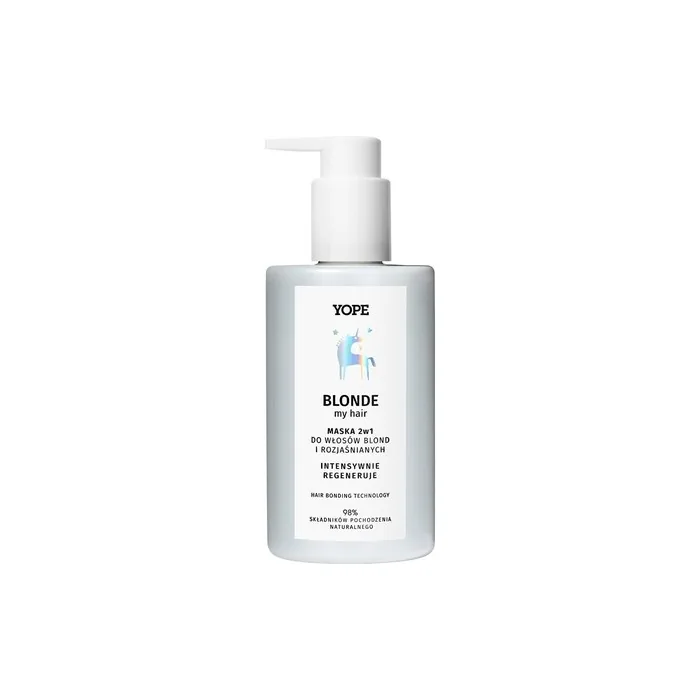 Yope 2-in-1 Mask for Blonde and Lightened Hair - Neutralizes Yellow Tones