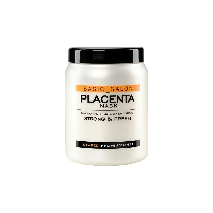 Stapiz Basic Salon Placenta Mask Hair Mask With Bamboo And Wheat Germ Extracts 1000ml