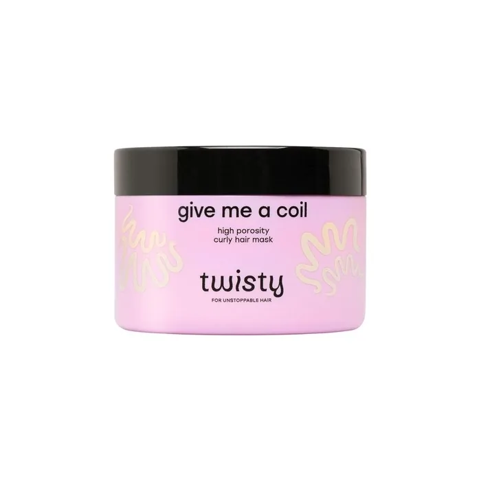 Twisty Give Me A Coil Hair Mask For High Porosity Curly Hair 250ml With Shea Butter And Hemp Oil Moisturizing Strengthening 98 Natural Ingredients Hair Mask Very Dry Hair