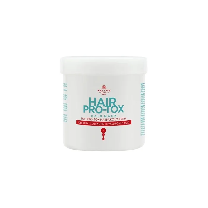 Kallos Hair Pro-Tox Hair Mask With Keratin, Collagen, And Hyaluronic Acid 500ml