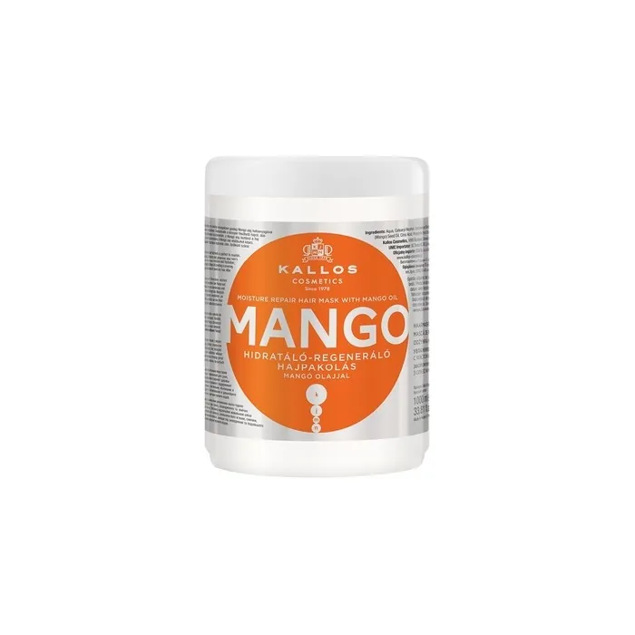 Kallos Kjmn Moisture Repair Hair Mask With Mango Oil - 1000ml