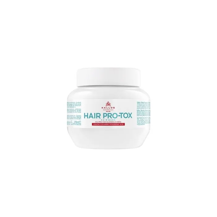 Kallos Hair Pro-Tox Hair Mask With Keratin, Collagen, And Hyaluronic Acid - 275ml