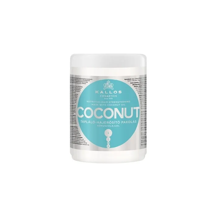 Kallos Kjmn Nutritive Hair Strengthening Mask Coconut 1000ml