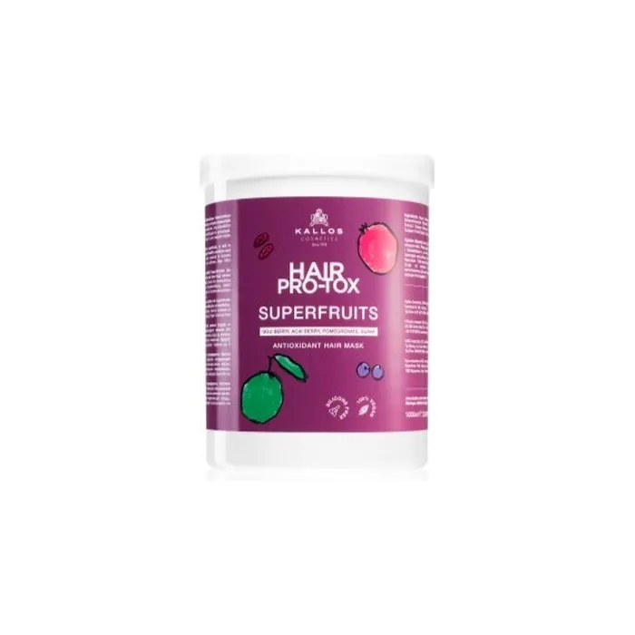 Kallos Hair Protox Superfruits 1000 Ml Hair Treatment Mask For Damaged Hair