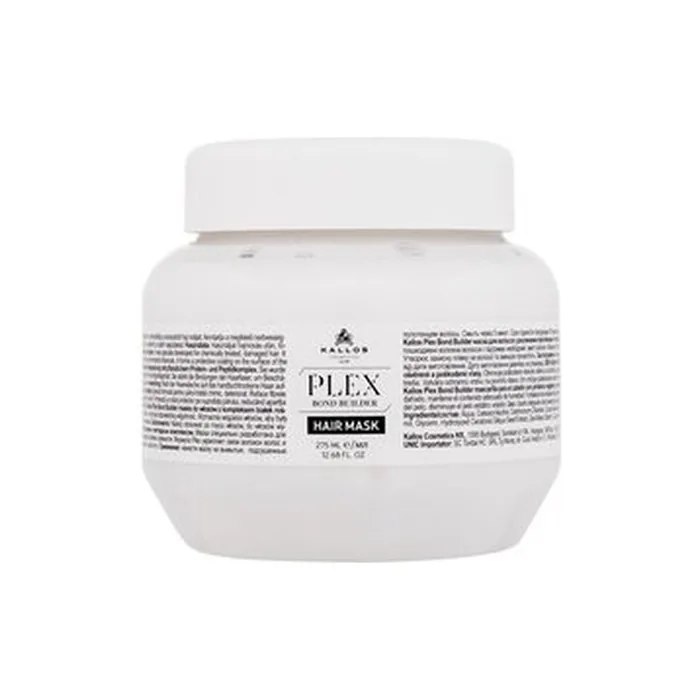 Kallos Plex Bond Builder Hair Mask 275 Ml For Chemically Treated And Damaged Hair