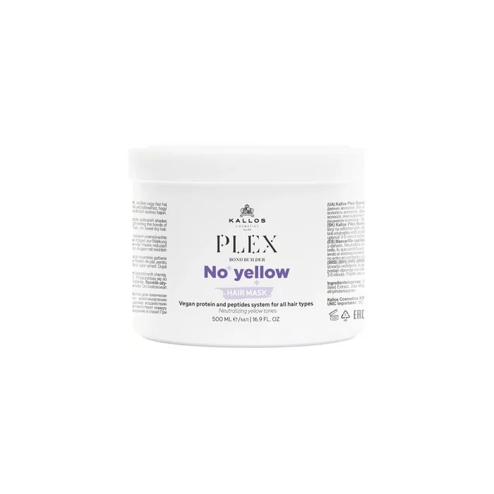 Kallos Plex No Yellow Hair Mask 500 Ml