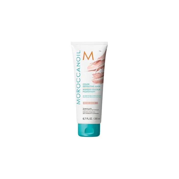 Moroccanoil Gold Toning Mask 30 Ml Rose Gold Color Depositing Mask