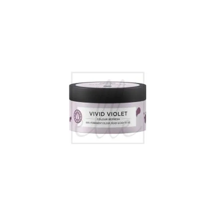 Maria Nila Vivid Violet Colour Refresh Mask 100ml Soft Nourishing Mask Without Permanent Color Pigments