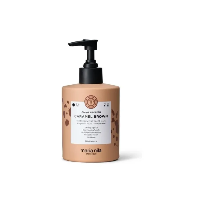 Maria Nila Colour Refresh Caramel Brown 300ml Warm Copper Toned