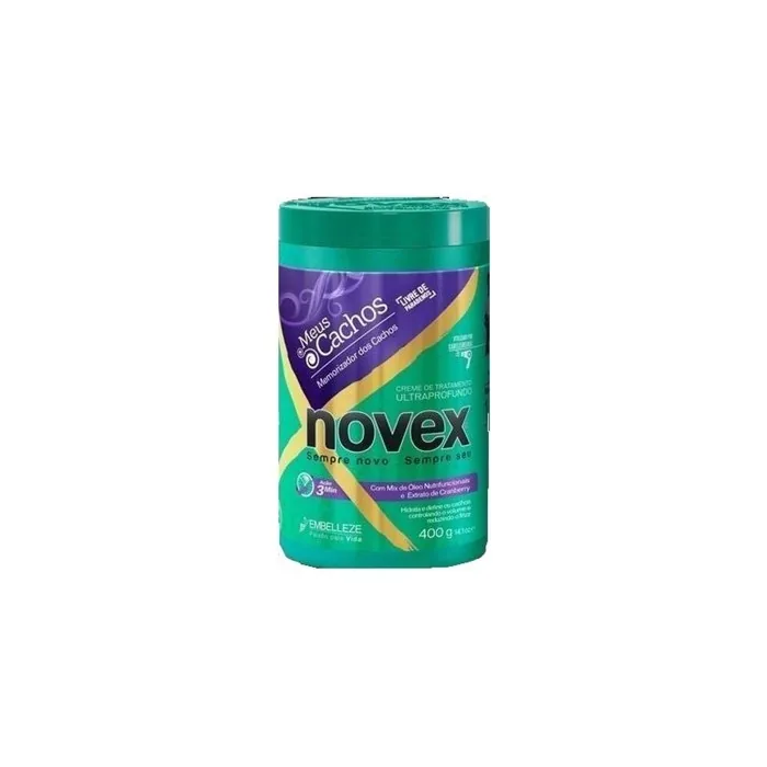 Novex My Curls Memorizer Deep Conditioning Hair Mask Cream Treatment 14oz with Oils and Cranberry Extract