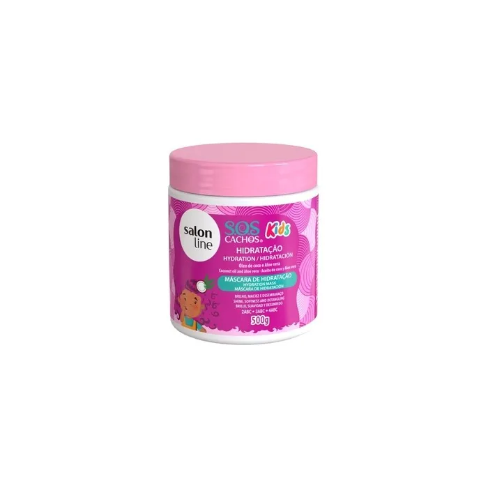 Salon Line Sos Cachos Kids Hydration Mask 500g Perfect For Kids' Curls