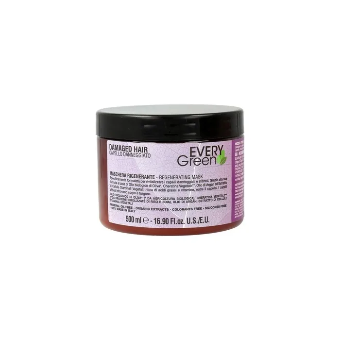 Every Green Regenerating Hair Mask for Damaged Hair 500ml