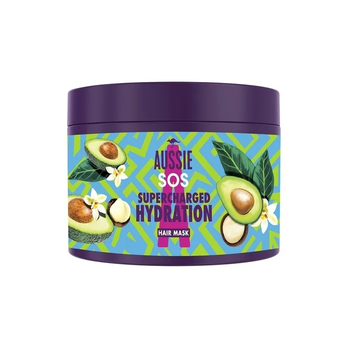 Aussie SOS Hair Mask Natural Origin Nourishes and Moisturises with Macadamia