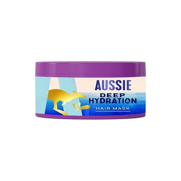 Aussie Deep Hydration Vegan Mask Intensive Moisture for Very Dry, Thick, and Curly Hair with Avocado, Jojoba, and Macadamia Oil 450ml