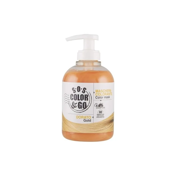 S.O.S COLOR & GO Reflective and Invigorating Color Mask Gold 300ml