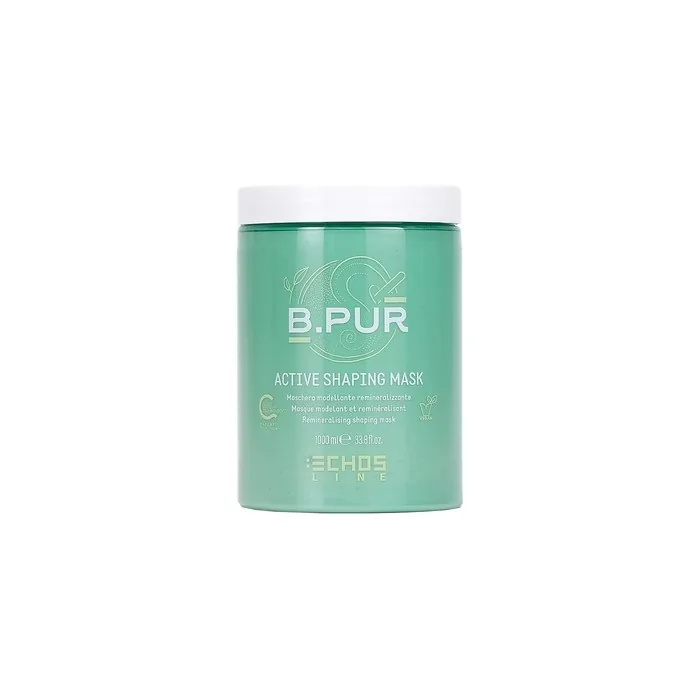 Echosline B. Pur Active Shaping Remineralising Hair Mask with Shea Butter and White Clay 1000ml 33.8 fl.oz.