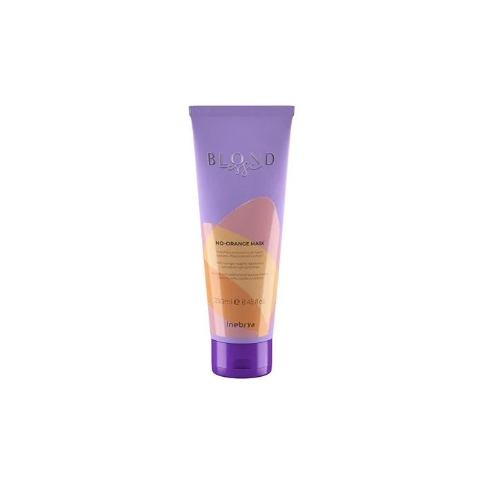 Inebrya Blondesse Noorange Antiorange Mask 1000 Ml For Light Chestnut Dyed Or Lightened Hair