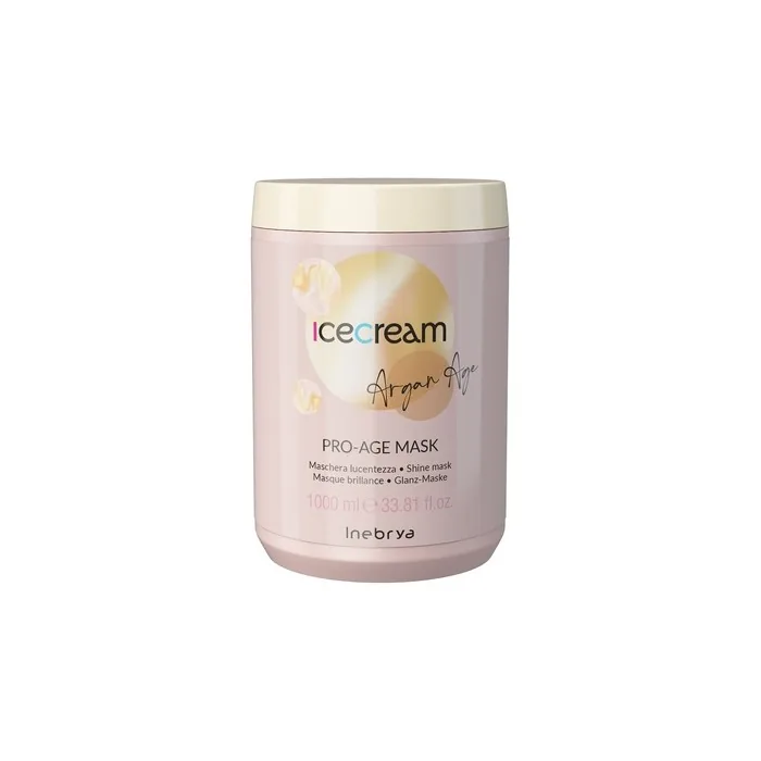 Inebrya Ice Cream Argan Pro Age Shining Mask With Argan Oil 1000ml