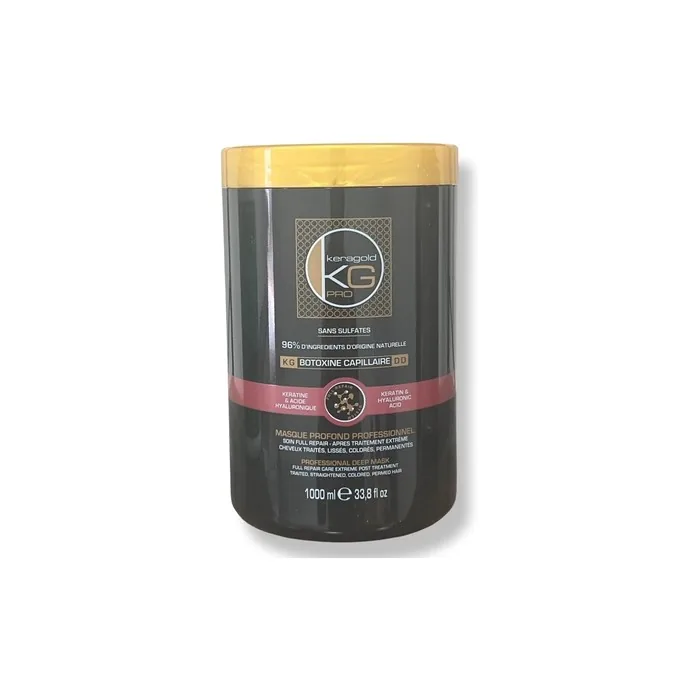 Keragold Pro Capillary Toxin Sulfate-Free 96% Natural Ingredients 1000ml DD Keratin & Hyaluronic Acid