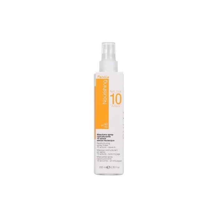 Fanola Restructuring Spray Mask 10 Actions Nourishing Boost for Dry and Frizzy Hair 200ml