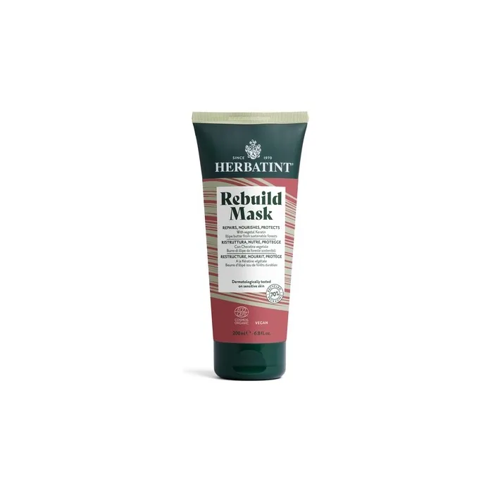 Herbatint Rebuild Mask Nourishes Repairs And Protects Damaged Hair 200 Ml